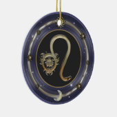 Leo Zodiac Sign Keramisch Ornament (Rechts)