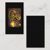 Leo Zodiac Sign Lion Birthday Juli Visitekaartje (Voorkant / Achterkant)