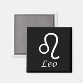 "Leo" Zodiac Sign Magneet (Voorkant / Achterkant)