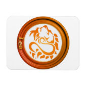 Leo Zodiac Sign Magneet (Horizontaal)