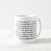 Leo Zodiac Sign Mok (Voorkant rechts)