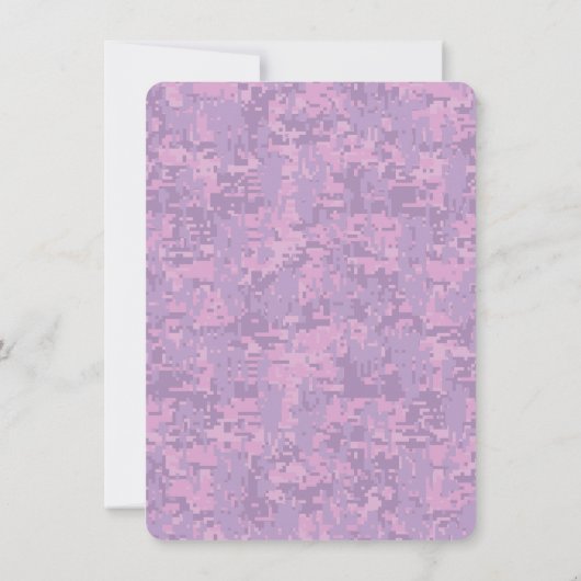 Leo Zodiac Sign on Fuchsia Digital Camouflage (Achterkant)