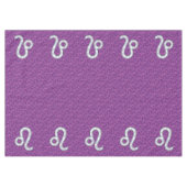 Leo Zodiac Sign on Pink Fuchsia Digital Camo Tafelkleed (Voorkant (Horizontaal))