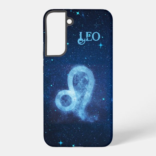 Leo Zodiac Sign Phone Case Samsung Galaxy Hoesje (Achterkant)