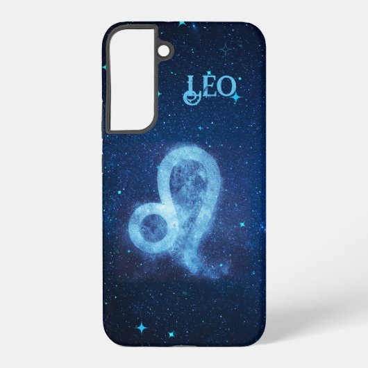 Leo Zodiac Sign Phone Case Samsung Galaxy Hoesje (Achterkant)