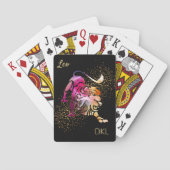 Leo - Zodiac Sign Pokerkaarten (Achterkant)
