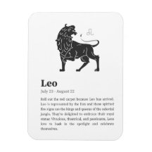 Leo Zodiac Sign poster