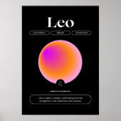 Leo Zodiac Sign-Poster Poster (Voorkant)