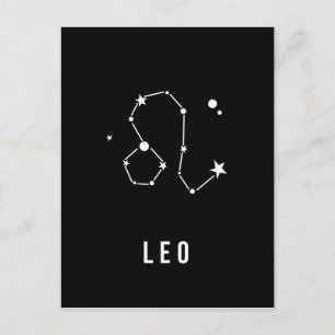 Leo Zodiac Sign Quote Briefkaart