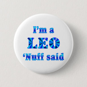 Leo Zodiac Sign Ronde Button 5,7 Cm