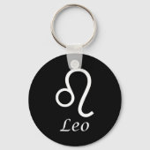 "Leo" Zodiac Sign Sleutelhanger (Voorkant)