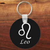 "Leo" Zodiac Sign Sleutelhanger (Voorkant)
