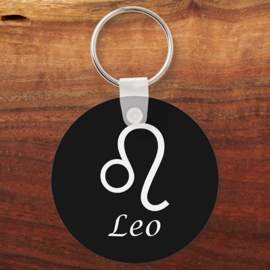 "Leo" Zodiac Sign Sleutelhanger (Voorkant)