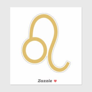 Leo Zodiac Sign Sticker