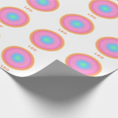 Leo Zodiac Sign Stijlgradiënt Cadeaupapier (Hoek)