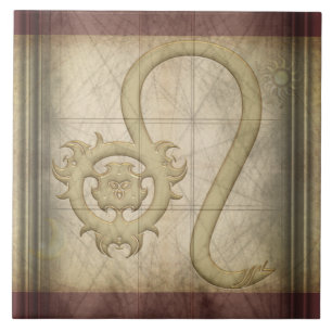 Leo Zodiac Sign Tegeltje