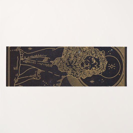Leo Zodiac Sign Yoga Mat (Voorkant (horizontaal))