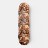 Leo Zodiac Skateboard Personalized Astrology Gift (Voorkant)