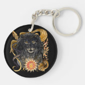 Leo Zodiac Sleutelhanger (Achterkant)