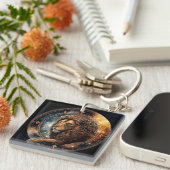 Leo Zodiac Sleutelhanger (Voorkant Rechts)