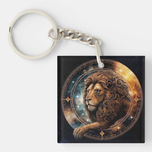 Leo Zodiac Sleutelhanger (Voorkant)