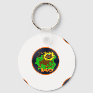 leo zodiac sleutelhanger