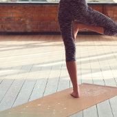 Leo Zodiac Star Constellation Aangepaste naam Blau Yogamat