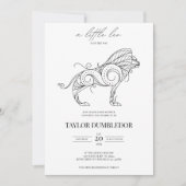 Leo Zodiac Star Sign Astrology Baby shower Kaart (Voorkant)