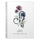 Leo Zodiac Star Sign Notitieboek (Voorkant)