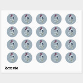 Leo Zodiac Star Sign Ronde Sticker (Vel)