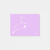 Leo Zodiac Sterrenbeeld Post-Its Post-it® Notes (Voorkant)