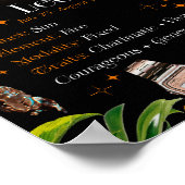 Leo Zodiac Sterrenbeeld Y2k Zwart 4:5 Poster (Hoek)