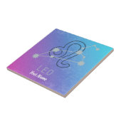 Leo Zodiac Sterrenteken Horoscoop Constellatie Tegeltje (Zijkant)