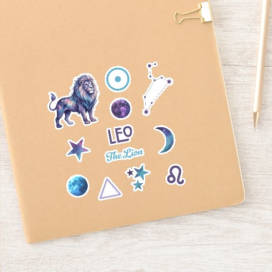 Leo Zodiac Sticker Collection (Notitieboek)