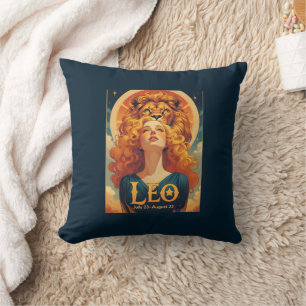 Leo Zodiac Sun Sign Lion Kussen