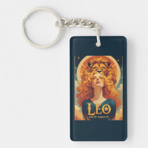 Leo Zodiac Sun Sign Lion Sleutelhanger