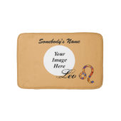 Leo Zodiac Symbol Element van Kenneth Yoncich Badmat (Voorkant)