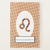Leo Zodiac Symbol Element van Kenneth Yoncich Planner (Achterkant)