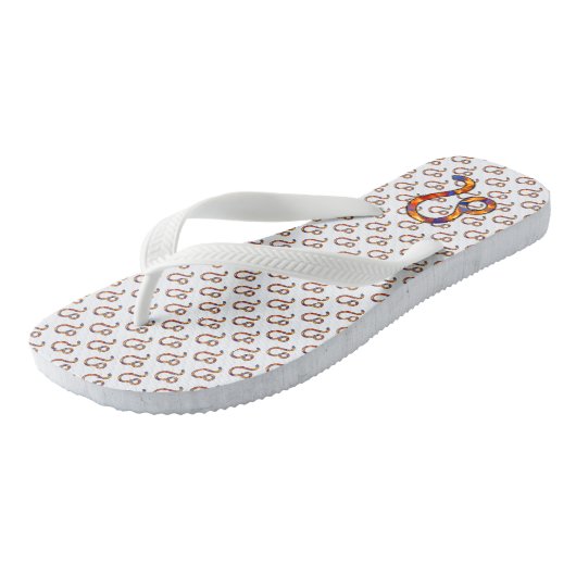 Leo Zodiac Symbol Element van Kenneth Yoncich Teenslippers (Schuin)