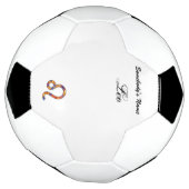 Leo Zodiac Symbol Element van Kenneth Yoncich Voetbal (Gedraaid)