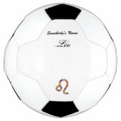 Leo Zodiac Symbol Element van Kenneth Yoncich Voetbal (Voorkant)
