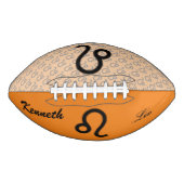 Leo Zodiac Symbol Standard van Kenneth Yoncich American Football (Voorkant)