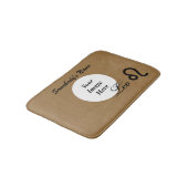 Leo Zodiac Symbol Standard van Kenneth Yoncich Badmat (Gekanteld)