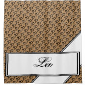 Leo Zodiac Symbol Standard van Kenneth Yoncich Douchegordijn (Voorkant)