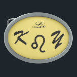 Leo Zodiac Symbol Standard van Kenneth Yoncich Gesp<br><div class="desc">Leo Zodiac Symbool Standaard Belt Buckle. Afbeeldingen Copyright (C) Kenneth Kenji Yoncich. Alle rechten voorbehouden.</div>