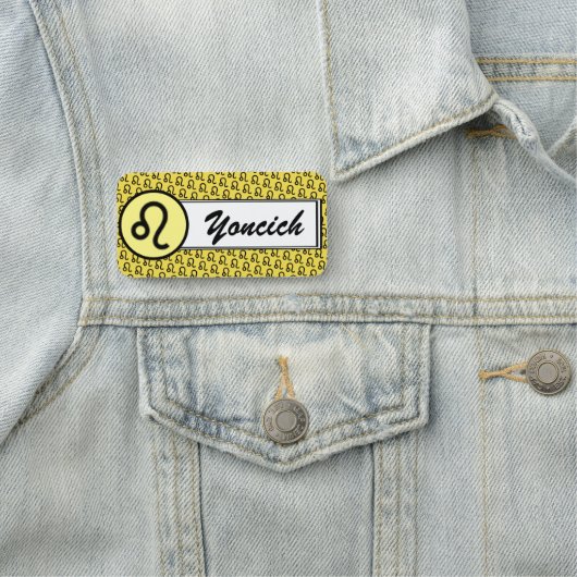 Leo Zodiac Symbol Standard van Kenneth Yoncich Naamplaatje (In situ)