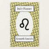Leo Zodiac Symbol Standard van Kenneth Yoncich Planner (Voorkant)