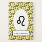 Leo Zodiac Symbol Standard van Kenneth Yoncich Planner (Achterkant)