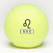 Leo Zodiac Symbol Standard van Kenneth Yoncich Tennisballen (Voorkant)