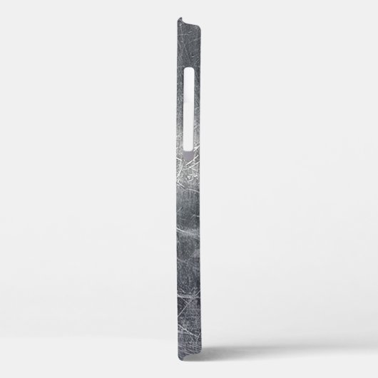 Leo Zodiac Symbool in Silver Steel Style Case-Mate iPhone Case (Achterkant / Links)